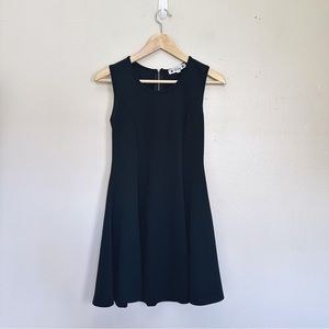 Francesca’s Wilde Sleeveless Black Back Zip Skater Dress Size Small